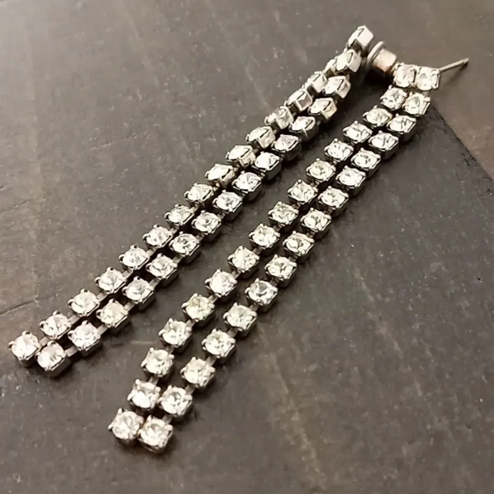 Rhinestone earrings